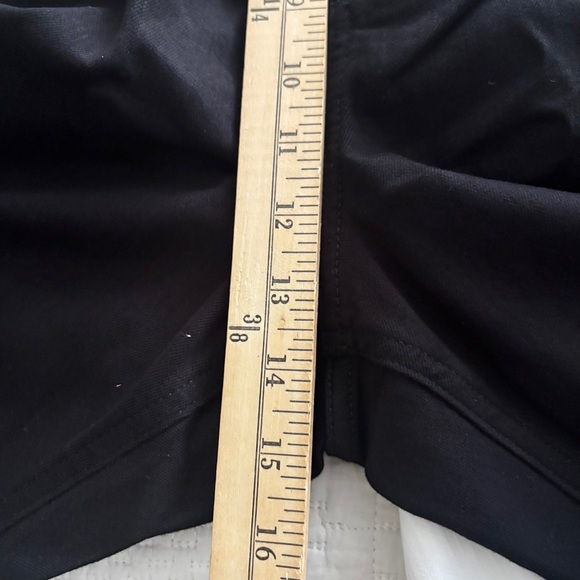 NEW J. Crew Petite High Rise Flare Crop Jean in All Day Stretch 35P BLACK - Picture 7 of 12